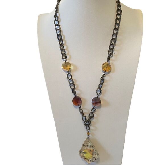 Artisan Made One of a kind Statement Necklace. - Picture 2 of 7